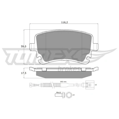 Imagen de TOMEX brakes TX 12 37 Juego de pastillas freno Eje trasero RENAULT: LAGUNA 1, ESPACE 3, 21 Berlina