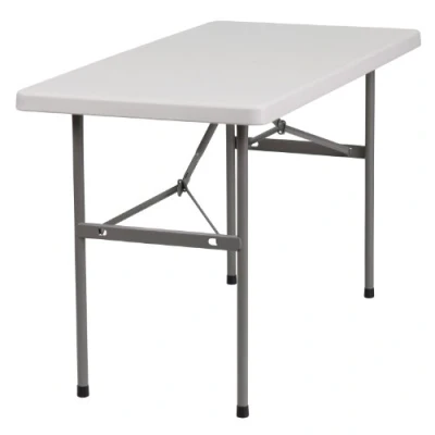 Imagen de Flash Furniture Mesa Plegable de plástico 24x48, White, 24&quot; W x 48&quot; L