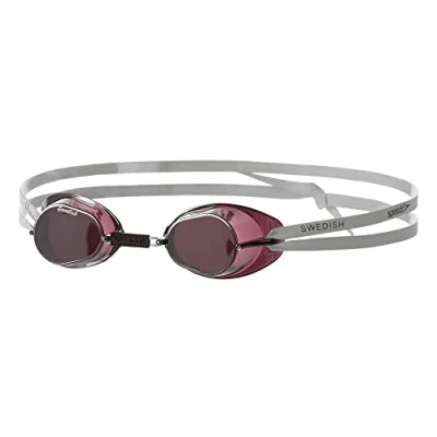 Imagen de Speedo Swedish Mirror Gafas de natación, por Unisex Adulto, Gris/Plateado, ONESZ