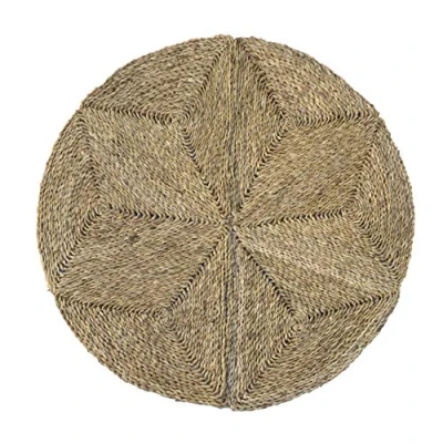 Imagen de HERSIG Alfombra Fibra Natural Redonda de Seagrass 150 cm