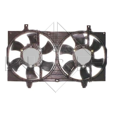 Imagen de NRF 47304 Ventilador de radiador 320 12 100/100 con bastidor (armazón) NISSAN: Primera Hatchback