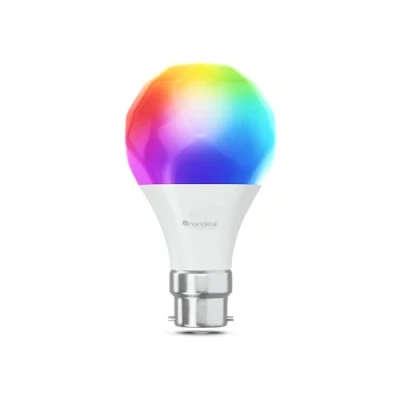 Imagen de nanoleaf Matter Essentials Bombilla Led B22 RGBW Inteligente y Regulable Luces 16M Colores, sobre Thread, Bluetooth, Compatible con Google Apple Homekit, Decoración Habitación Gaming