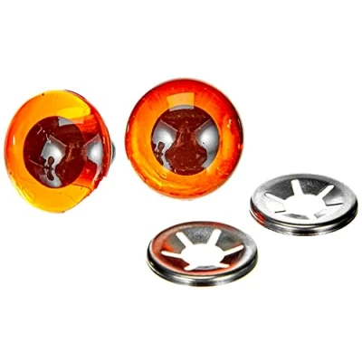 Imagen de 7101132 Efco Ojos de Seguridad, plástico, Color marrón y Negro, 16 mm, 2 Piezas