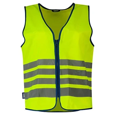 Imagen de ABUS chaleco de alta visibilidad Lumino Reflex seguridad para una mejor día y noche adultos con cremallera talla M