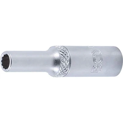 Imagen de BGS 10704 Llave de vaso 12 caras, larga entrada 6,3 mm (1/4&quot;) 5
