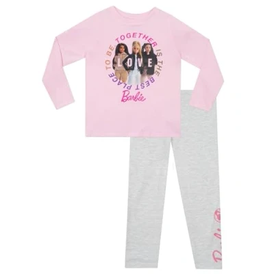 Imagen de Barbie Pijama Pijamas para Niña De Invierno Rosa 7 8 años
