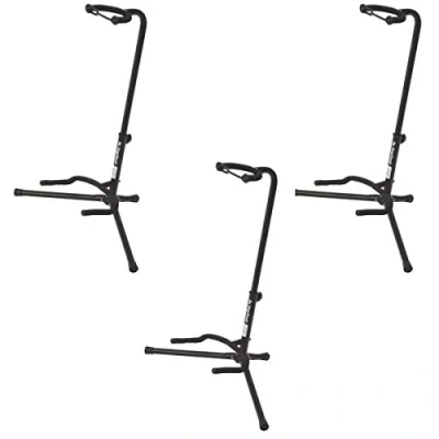 Imagen de On Stage Soporte de guitarra tubular con acolchado terciopelo