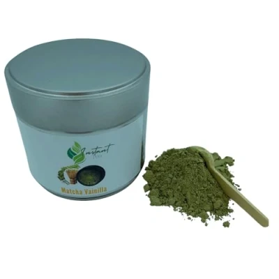 Imagen de Te Verde Matcha En Polvo Sabor Vainilla Fusionate Lata 150 Gramos