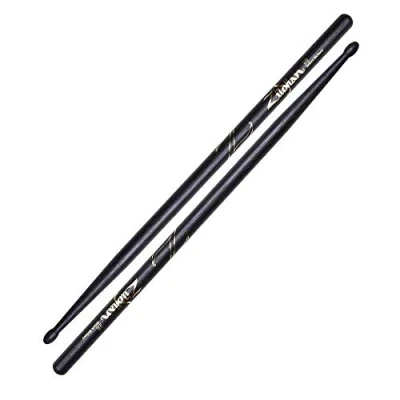 Imagen de Zildjian 5B Hickory Drumsticks Wood Tip Black