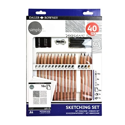 Imagen de Daler Rowney Simply Set Esbozo 40 Piezas