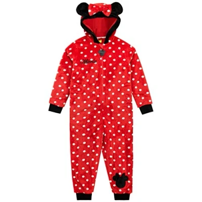 Imagen de Disney Pijama Entera para niñas Minnie Mouse Rojo 18 24 Meses