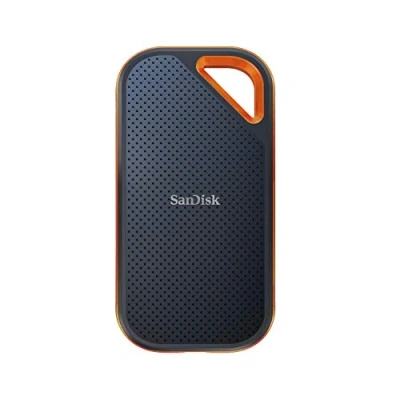 Imagen de SanDisk 1TB Extreme PRO SSD portátil, USB C 3.2 Gen 2x2 Memoria de estado sólido NVMe externa hasta 2000 MB/s Clasificación IP65 resistencia al agua y polvo