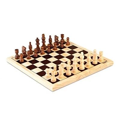 Imagen de Cayro Ajedrez + 7 Años Modelo de Madera Juego Mesa para Niños y Adultos Derrota a tu Oponente en el Menor Tiempo Posible 2 Jugadores