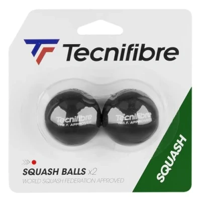 Imagen de Tecnifibre Punto Rojo Pelotas de Squash, Adultos Unisex, Unidades 2 Balls, No se Aplica