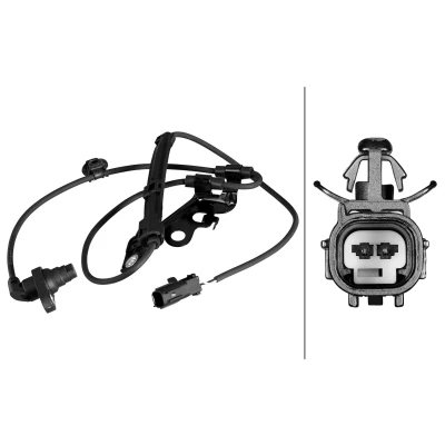 Imagen de HELLA 6PU 358 218 711 Sensor de ABS con pinza/grapa Hall 2 1020
