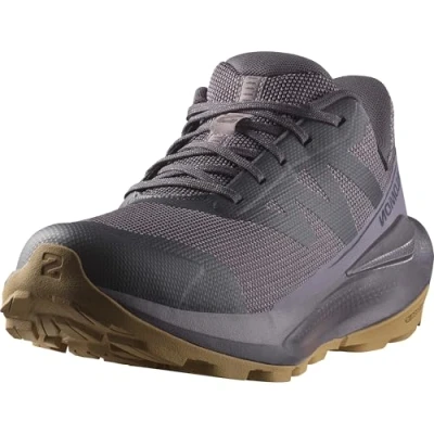 Imagen de Salomon Elixir Tour Impermeables Zapatos de senderismo para Mujer, Comodidad óptima, Pisada suave, Impermeable, Nine Iron, 43 1/3