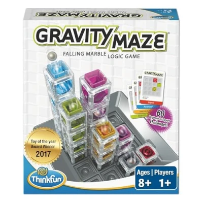 Imagen de Ravensburger Thinkfun Gravity Maze Juego de laberinto lógica mármol caído