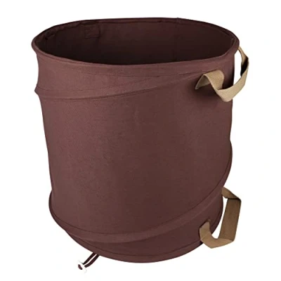 Imagen de Windhager 07576 bolsa de lona desplegable para residuos jardín, hojas, corte verde, cesta salto, 80 L, diámetro 46 x 48 cm