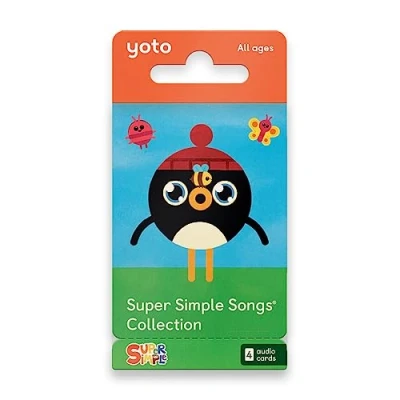 Imagen de Yoto Super Simple Songs Collection Tarjeta de Audio Musical en inglés para niños Uso con Reproductor y Mini Todo 1, Todas Las Edades