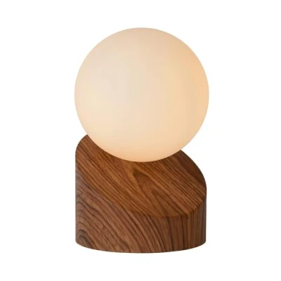 Imagen de LUCIDE LEN Lámpara de mesa Ø 10 cm 1xG9 Madera