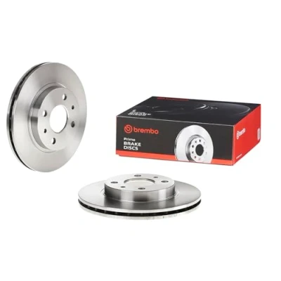 Imagen de BREMBO 09.8894.14 Disco de freno 239 20 4 ventilación interna con tornillos LADA: Kalina Berlina, 110