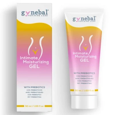 Imagen de 50 ml GYNEBAL Gel Intimo Mujer Hidratante y Lubricante Vulvar Prebiotico ALIVIO DE LA SEQUEDAD VAGINAL EXTERNA Hidratacion intensa frescor inmediato incluso en Menopausia Post