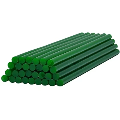 Imagen de EKKJNQ barras de pegamento caliente, 30 unidades, multicolor, 7 x 200, 11 200 mm para pistola caliente (verde oscuro, mm)