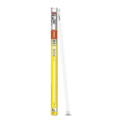 Imagen de OSRAM LED TUBE T8 18 EM 600 mm, tubo lineal, 6,6W, 720lm, 3000K, luz blanca cálida, reemplazo para tubos fluorescentes con casquillo G13, larga vida, optimo consumo de energía