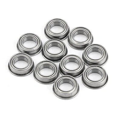 Imagen de 10 unids MF106ZZ Acero Inoxidable Flanged Ball Bearing Mini Rodamientos de Metal 6x10x3mm