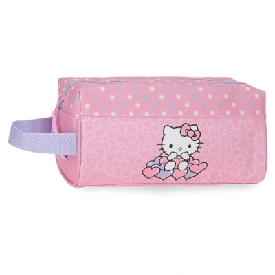 Imagen de Hello Kitty Hearts &amp; Dots Estuche Rosa 23x12x10 cms Poliéster L