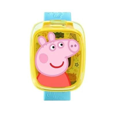 Imagen de VTech Reloj de aprendizaje Peppa Pig, multicolor, 21.2 x 5 2.5cm (526003)