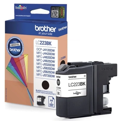 Imagen de Cartucho de tinta Brother Innobella LC223BKBP, Negro