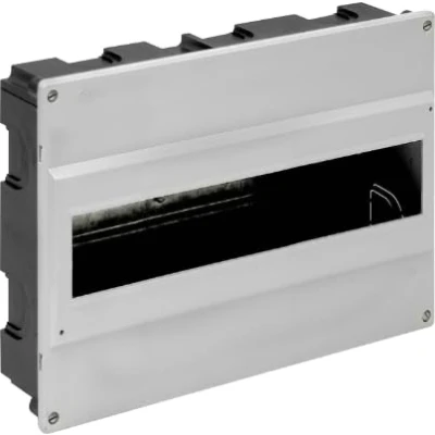 Imagen de Solera 688B Caja distribución. De 277x188x55. Hasta 14 elementos. Con tornillos precintable.Blanco. Empotrar.