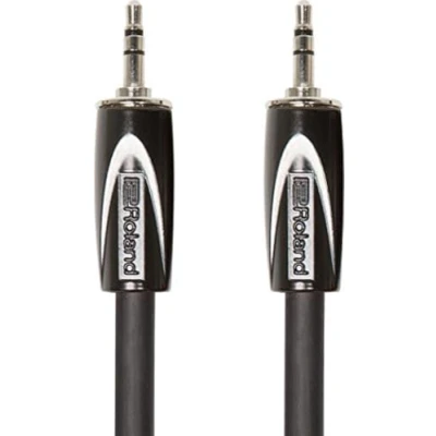 Imagen de Cable estéreo de interconexión la serie Black Roland — TRS 1/8 pulgada, 1,5 m longitud RCC 5 3535