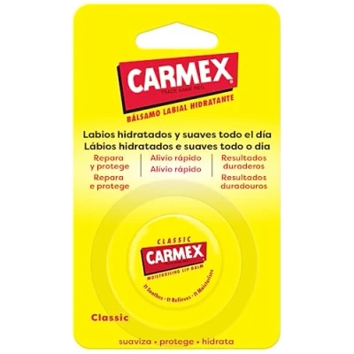 Imagen de Carmex Bálsamo Labial SPF 15, Tarro Clásico, 7,5g