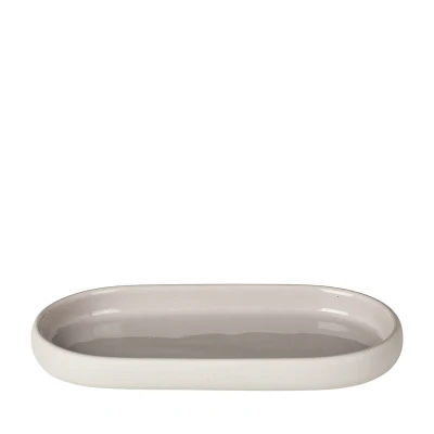 Imagen de Blomus Bandeja, Cerámica y silicona., Moonbeam, H 2,5 cm, B 10 T 19 cm