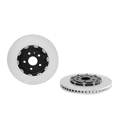Imagen de BREMBO 09.A665.23 disco de freno 370 34 5 dos piezas, ventilación interna revestido altamente carbonizado con tornillos