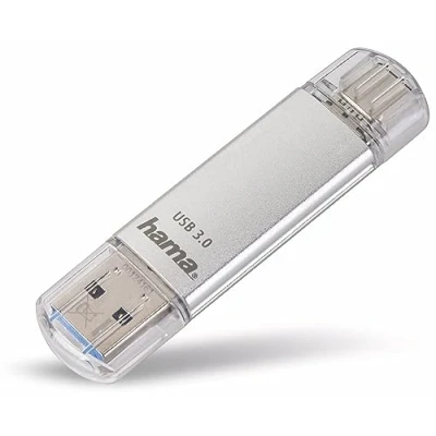 Imagen de Hama c de laeta, Type USB 3.1/USB 3.0, 64 GB, 40 MB/s, Plata