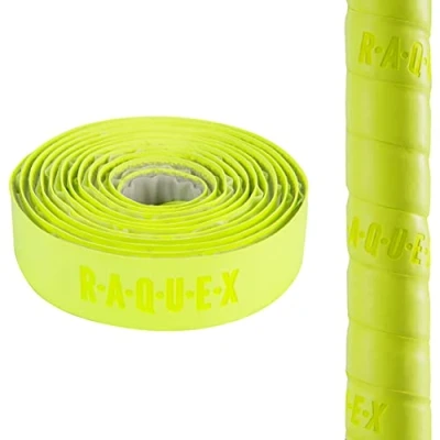 Imagen de Raquex Grip Acolchado Adhesivo de Poliuretano para Palo Hockey: superadherente, Suave y Absorbente. Revestimiento Autoadhesivo. Longitud extralarga (Amarillo)