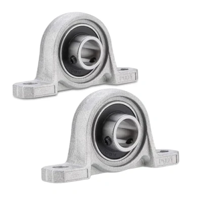 Imagen de DEWIN Cojinete de Block, Cojinetes Bloque Almohada Brida Aleación Zinc Centro Autoajuste Automático 2 Piezas (12mm)