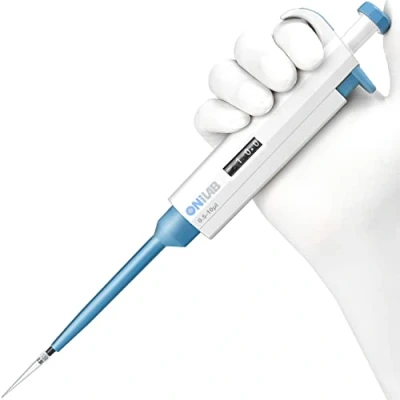 Imagen de ONiLAB 0,5 10ul Pipetador monocanal Diseño ergonómico Micro pipeta ajustable, autoclavable…