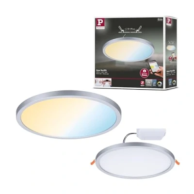 Imagen de Paulmann panel LED Aero CCT redondo cromo 23cm