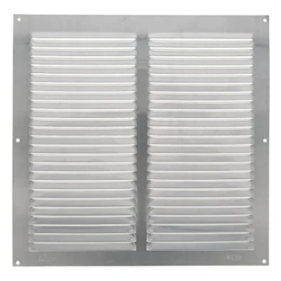 Imagen de Amig Rejilla Cuadrada de Aluminio Rejillas ventilación para salida aire Ideal techo cocina y baño Medidas: 300 X MM Color: Plateado