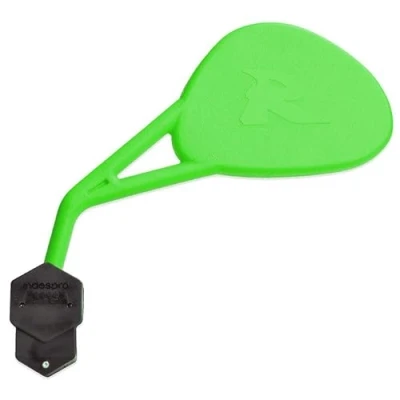 Imagen de Vicma Retrovisor Homologado Izquierdo Enduro Con Brida. Verde, Plata