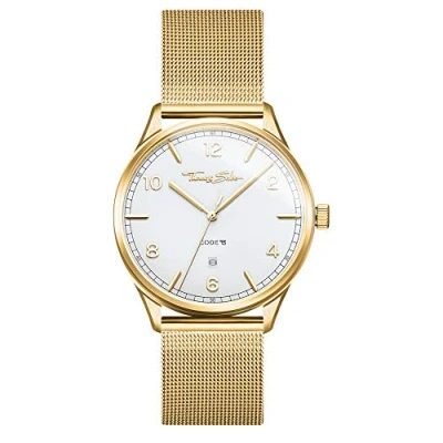 Imagen de Thomas Sabo Reloj Analógico para Unisex Adultos de Cuarzo con Correa en Acero Inoxidable WA0340 264 202 40 mm