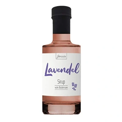 Imagen de Jarabe de flores lavanda 200 ml Genüssle del lago Constanza hecho local real natural y sin aditivos