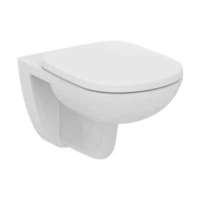 Imagen de Ideal Standard T679201 Tempo / Kheops inodoro de asiento cerrado normal, blanco