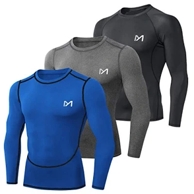 Imagen de MEETYOO U6T Camisa, Negro + Azul Gris, L Men&#039;s