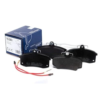 Imagen de TOMEX brakes TX 10 361 Juego de pastillas freno Eje delantero con contacto avisador desgaste