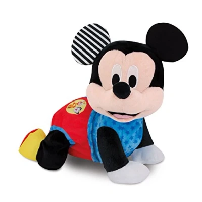 Imagen de Clementoni 59098 krabbelnder Baby Mickey Mouse Disney, más colores , color/modelo surtido, Idioma Francés/Alemán